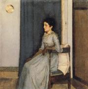 Fernand Khnopff Portrait of Marie Monnom oil painting on canvas